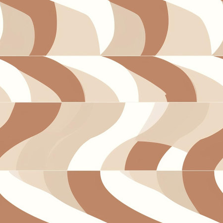 the wallpaper features a modern minimal endless pattern with ivory beige tones, creating a soothing and calming atmosphere, perfect for interior design and home decor, adding a touch of elegance and sophistication to any room. ai generatedの素材