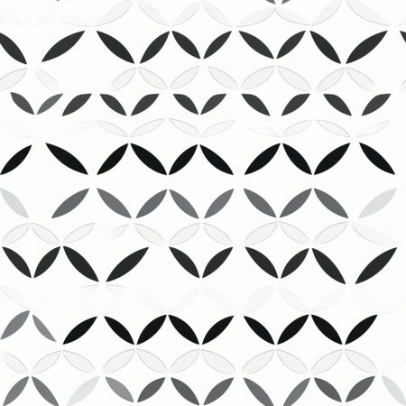 the geometric pattern, set against a pristine white background, showcases a mesmerizing display of minimalistic design, perfect for adding a touch of modern elegance to any space, with its clean lines, subtle textures, and soothing visual appeal. ai generatedの素材