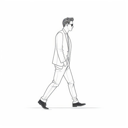 the woman stands confidently in a minimalist full-body pose, showcasing her elegant silhouette, accentuated by bold lines and vibrant colors, perfect for modern designs, illustrations, and digital art, evoking a sense of sophistication and femininity in a stylish and contemporary aesthetic. ai generatedの素材