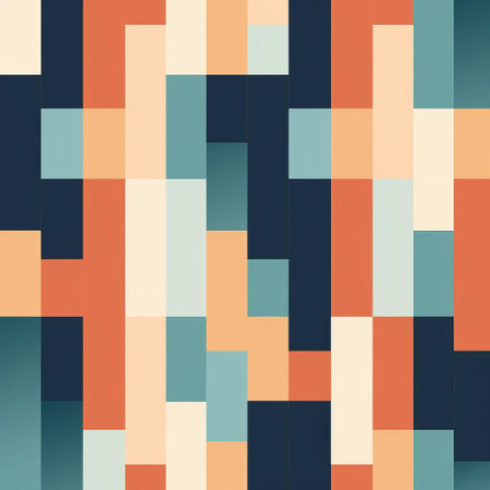 the geometric pattern features a modern and minimal endless design composed of two contrasting colors, creating a visually striking and harmonious visual effect, perfect for backgrounds, wallpapers, and design projects that require a touch of simplicity and elegance. ai generatedの素材