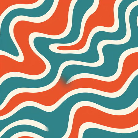 the geometric pattern features a modern minimal design with an endless repeat of two contrasting colors, creating a visually striking and harmonious visual effect, perfect for backgrounds, wallpapers, and design elements in various digital and print applications. ai generatedの素材