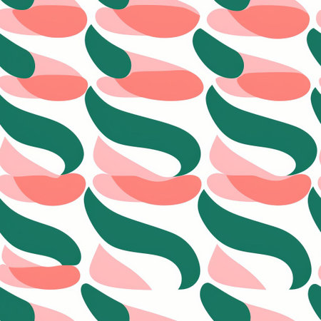 the geometric pattern features a modern minimal design with an endless repetition of shapes in two contrasting colors, creating a visually striking and harmonious composition perfect for wallpapers, textiles, and graphic designs, evoking a sense of simplicity and elegance. ai generatedの素材