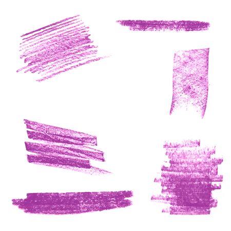 A set of pastels. Pastel strokes for creativity and design. Texture pastel black and white. Illustrationの写真素材