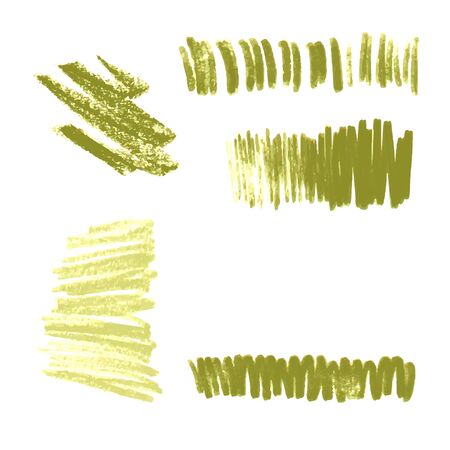 A set of pastels. Pastel strokes for creativity and design. Texture pastel black and white. Illustrationの写真素材