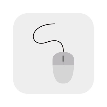 Computer mouse icon. Computer mouse in the style of flat. Modern icon design. Illustrationの写真素材