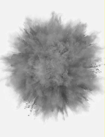A colored explosion of powder. Flying in different directions powder for design and decoration....