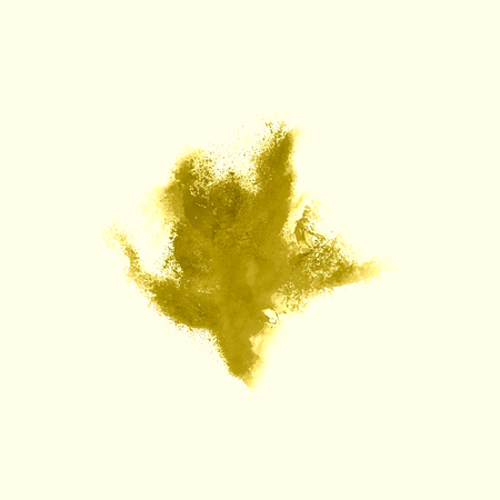 A colored explosion of powder. Flying in different directions powder for design and decoration. Illustrationの写真素材