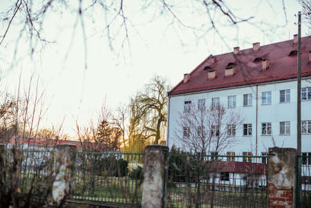 Hospital in Nysa city, 14.03.2020 Nysa, Polandのeditorial素材
