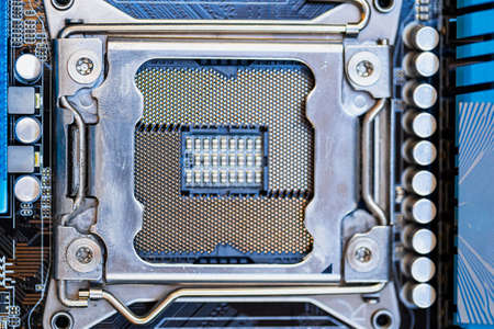 New PC Computer Motherboard CPUの写真素材