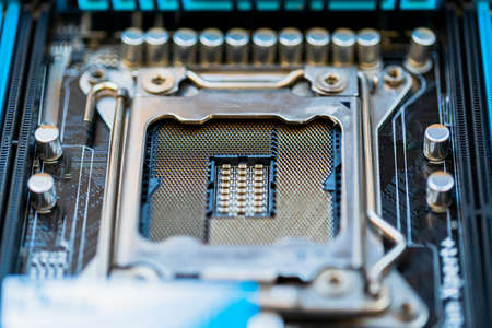 New PC Computer Motherboard CPUの写真素材