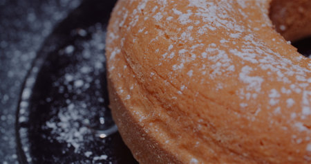 Freshly Baked Traditional Easter Cake Rotating