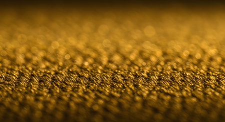 golden glitter texture christmas abstract background. defocused golden lightsの素材