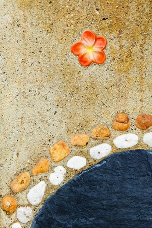 Modern art with stone.の写真素材