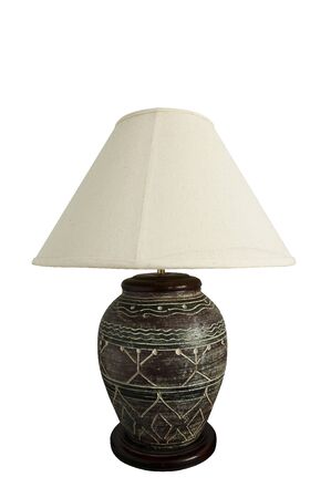  Table Lamp 0n white background の写真素材