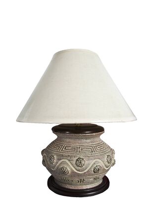  Table Lamp 0n white background の写真素材