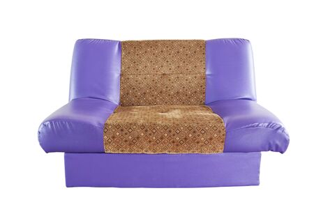 modern  purple leather sofaの写真素材