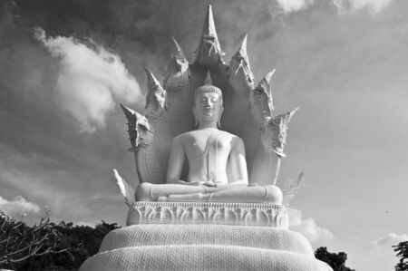 Giant sculpture Buddha の写真素材