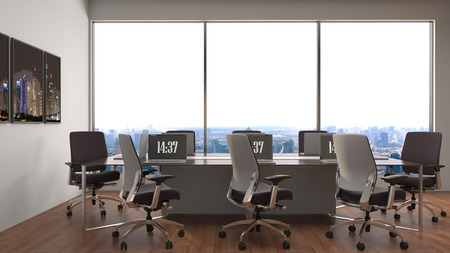 Office interior. 3D Illustration