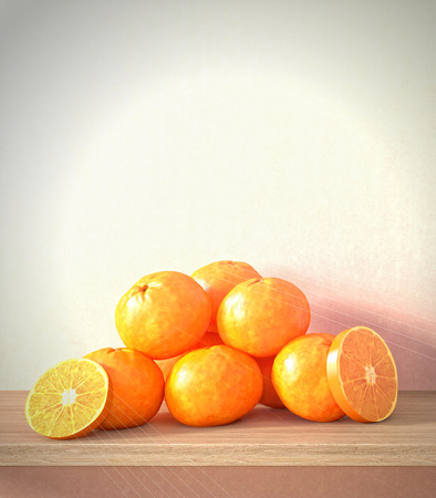 mock up poster frame in interior background. 3D Illustrationの写真素材