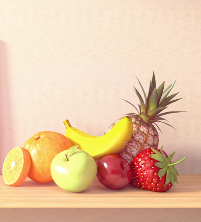 Interiors decoration. 3D Illustrationの写真素材
