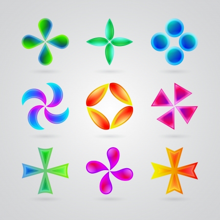 Modern colorful symbols for your designのイラスト素材