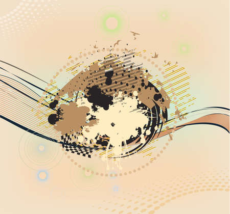 background from many blotsのイラスト素材