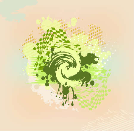 colorful abstract stainのイラスト素材