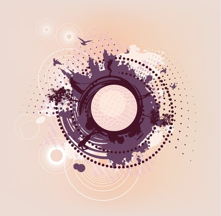 Golf abstract backgroundのイラスト素材
