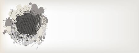 abstract gray blotのイラスト素材