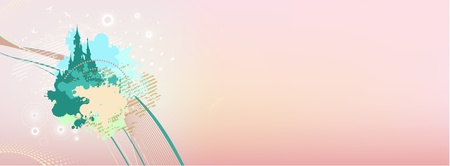 scribble from stainsのイラスト素材