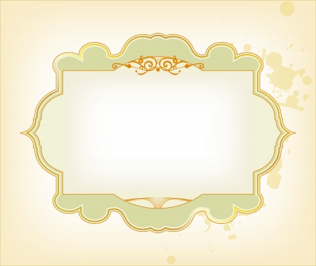 Template frame design for cardのイラスト素材