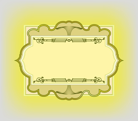 Vintage styled cardのイラスト素材