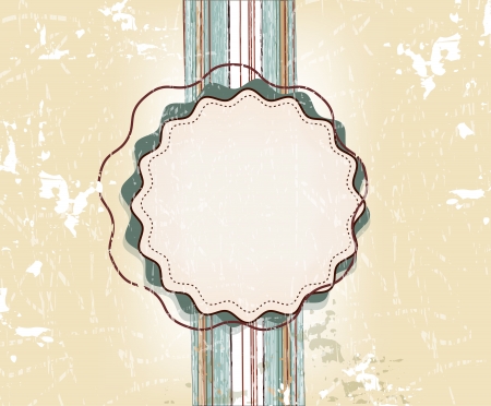 Vintage design templateのイラスト素材