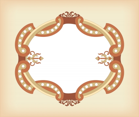 Vintage frame backgroundのイラスト素材
