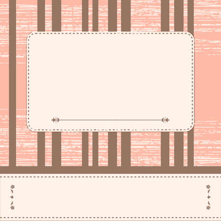 Retro cardのイラスト素材