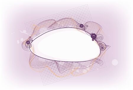 Pink floral happy birthday cardのイラスト素材