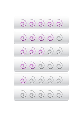 rating from pink gyresのイラスト素材