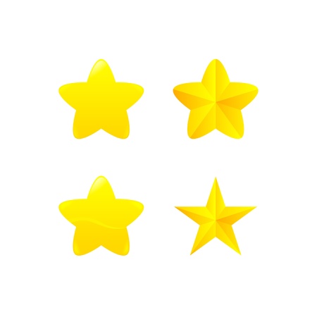variations of star awardのイラスト素材