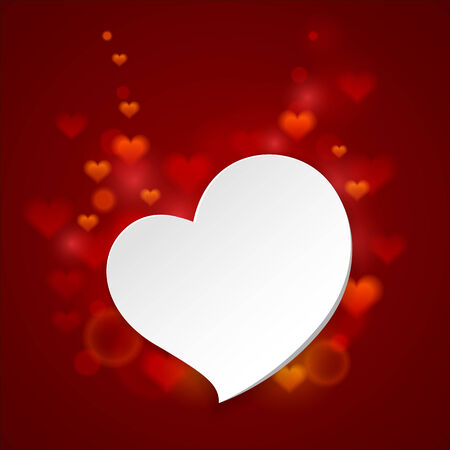 Beautiful festive greeting card with hearts for any holidayのイラスト素材