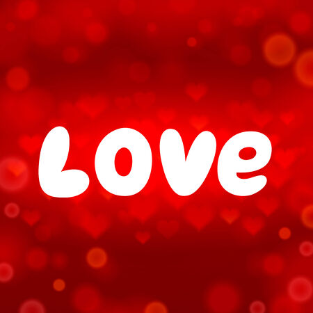 Beautiful festive greeting card with hearts for any holidayのイラスト素材