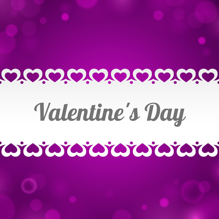 Beautiful festive greeting card with hearts for any holidayのイラスト素材