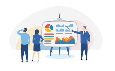 Investments for beginners concept vector illustrationのイラスト素材