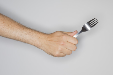 human hand isolated in the studioの写真素材