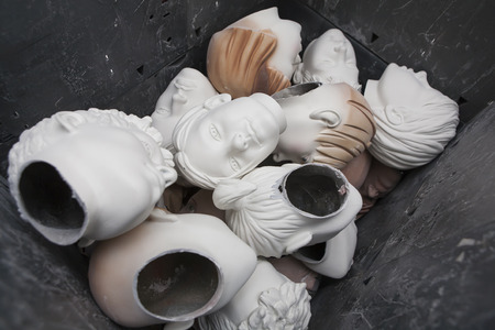 shop window mannequin workshopの写真素材