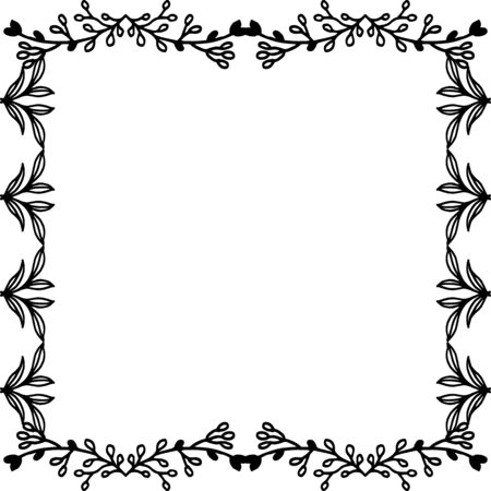 Illustraton of floral  designのイラスト素材