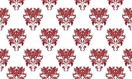 Seamless floral background designのイラスト素材