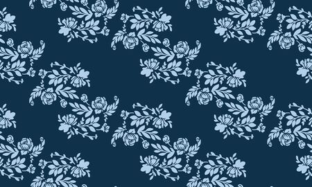 Seamless floral background designのイラスト素材
