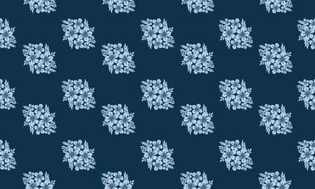 Seamless floral background designのイラスト素材