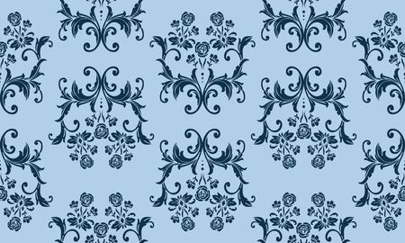 Seamless floral background designのイラスト素材