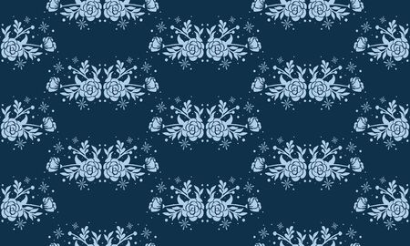 Seamless floral background designのイラスト素材